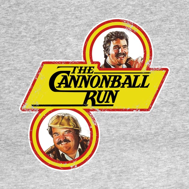 THE CANNONBALL RUN (Distressed) by GreenPickleJar